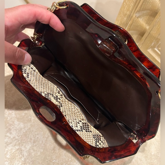 RARE & VINTAGE Colombetti Milano Snakeskin Bag. Great Condition - Picture 7 of 13